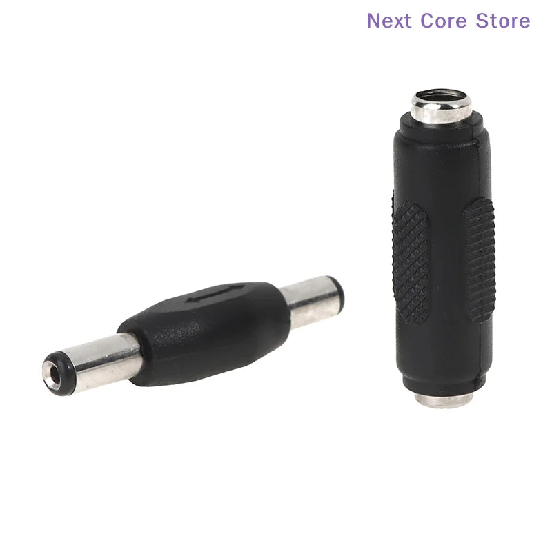 DC 5.5×2.1mm Male-to-Male Female-to-Female Barrel Connector DC Power Connector HIP
