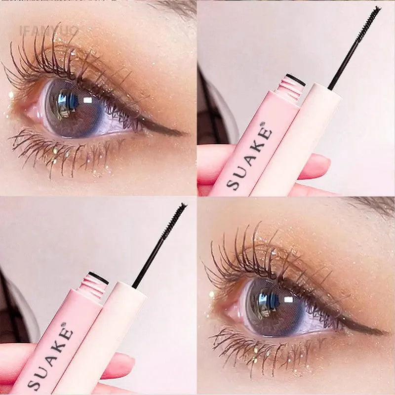 2/1pcs Black Brown Mascara Extra Volume Ultra-fine Small Brush 3D Lengthens Waterproof Natural Women Makeup Korean Cosmetics HIP