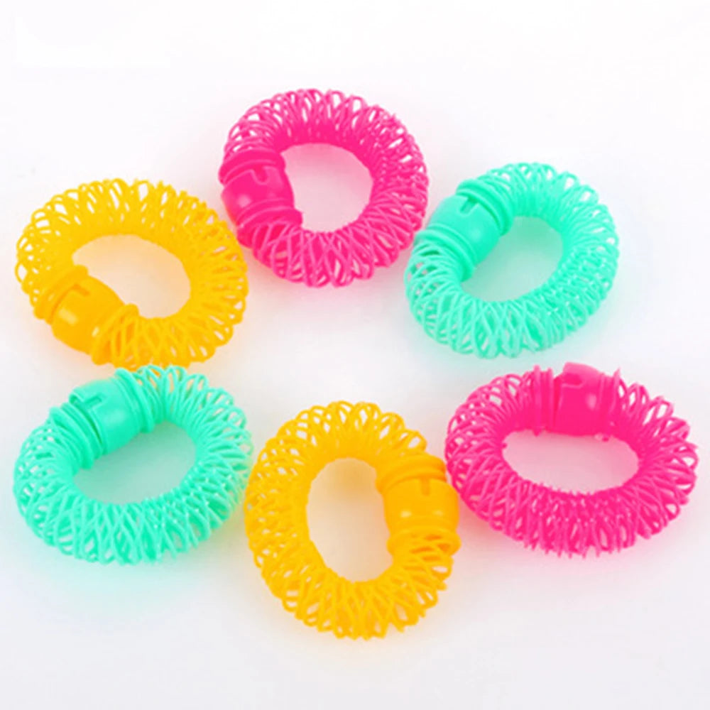 Hair Curler Hair Donuts Hair Styling Roller Hairdresser Bendy Curls No Heat Spiral Curls DIY Tool for Women Hair Accessories HIP 6 Pcs big