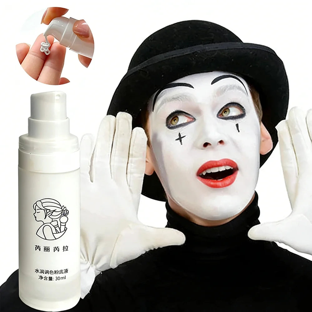 White Liquid Foundation – Cosplay, Stage & Brightening Base Liquid Foundation HIP