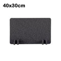 Felt Desk Divider Privacy Panel – Classroom & Office Desk Privacy Divider HIP Black-40x30cm-