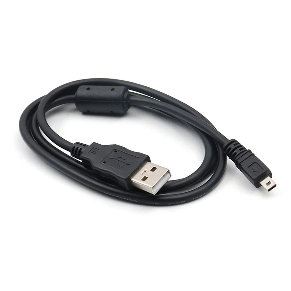 USB Mini 8-Pin Data & Charging Cable for Digital Cameras Camera USB Cable HIP As Photo 1.5m