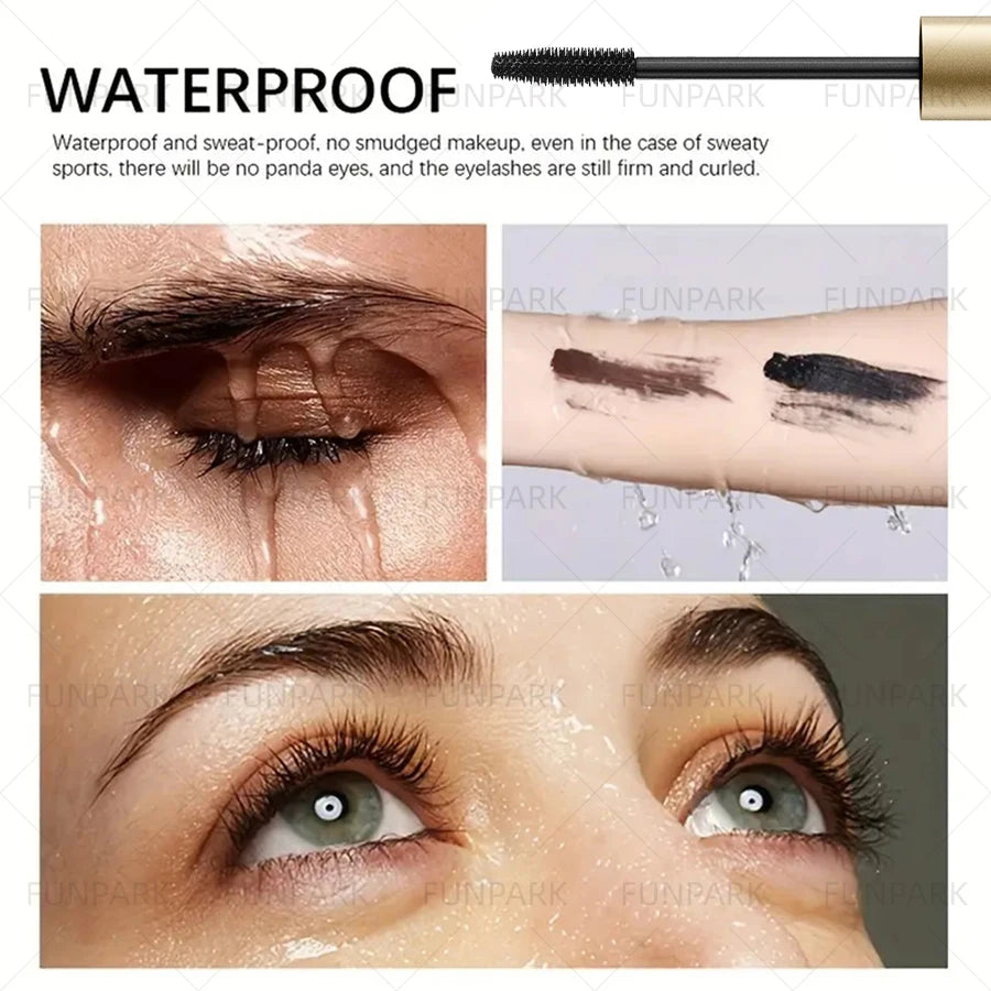 FUNPARK 5D Waterproof Lengthening Volumizing Black Mascara Waterproof Mascara HIP