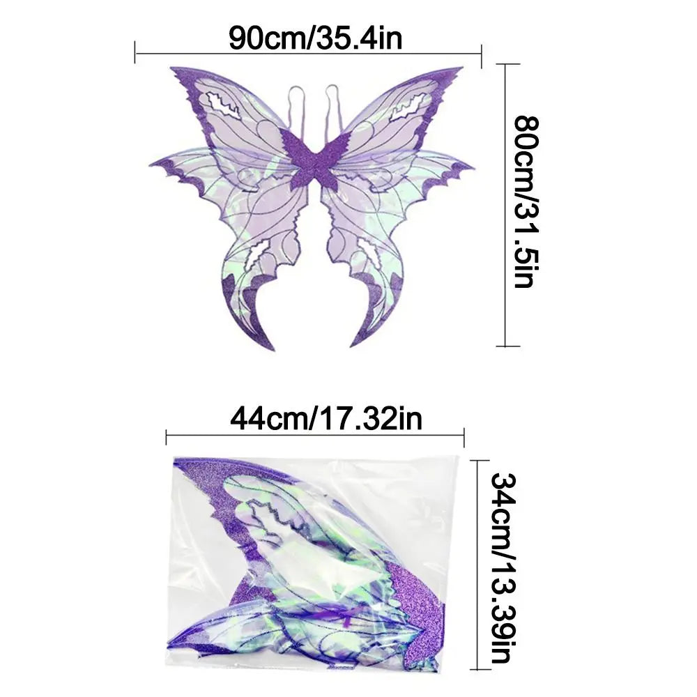 Sparkling Fairy Butterfly Costume Wings – Women & Girls Costume Fairy Wings HIP