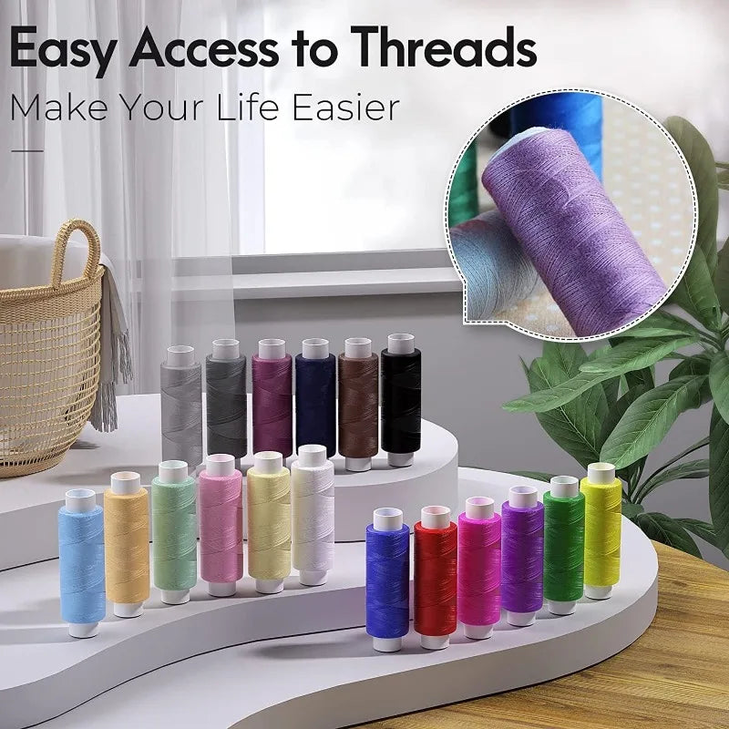 Complete Sewing Kit – Threads, Needles, Scissors & More Sewing Kit Set HIP