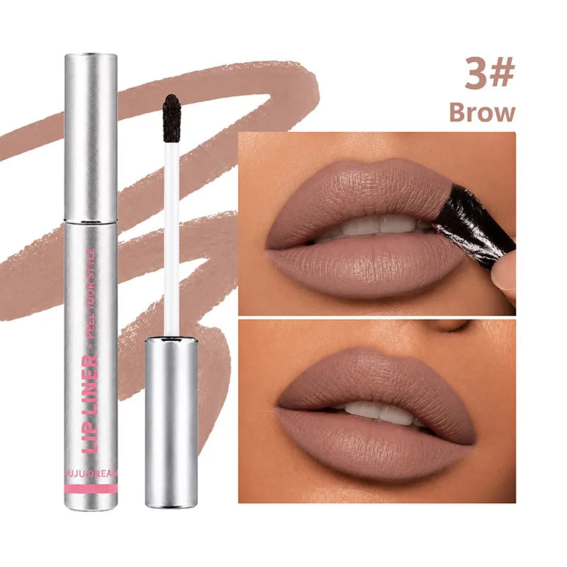 JUJU Dream Peel Off Lip Liner Tint – Waterproof Matte Stain Peel Off Lip Liner HIP 03