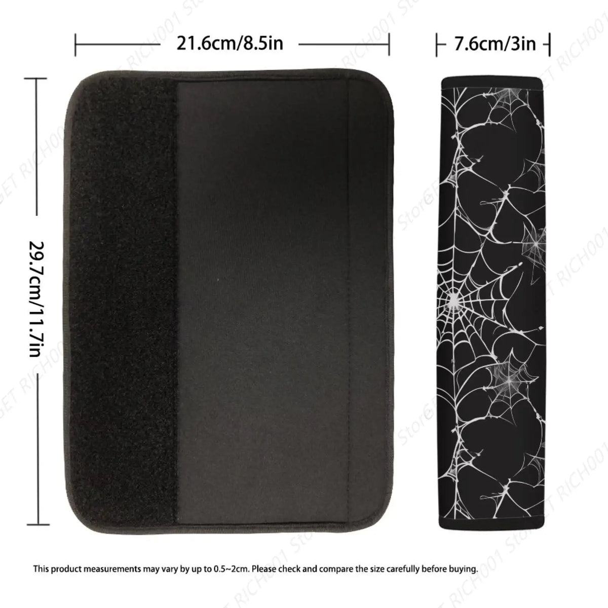 Spider Web Seatbelt Shoulder Pads – Soft Car Cover 2 Pack Seatbelt Shoulder Pad HIP