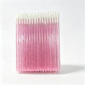 100-Pack Disposable Crystal Lip Brush Wands & Gloss Applicators Disposable Lip Brush HIP C641-red 100pcs
