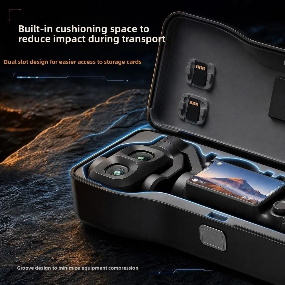 DJI Osmo Pocket 4P Protective Case with Lens Filter Slots Camera Protective Case HIP