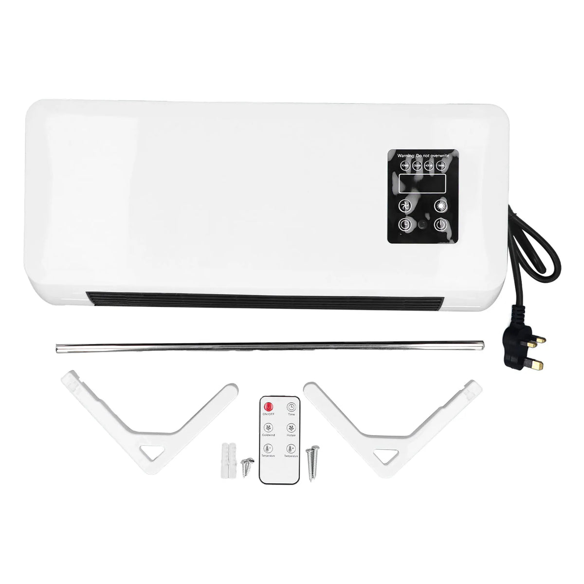 Wall Mount Portable Conditioner Room Cold and Warm Wall Mounted Conditioner Adjustable Energy Saving for Office HIP UK 250V