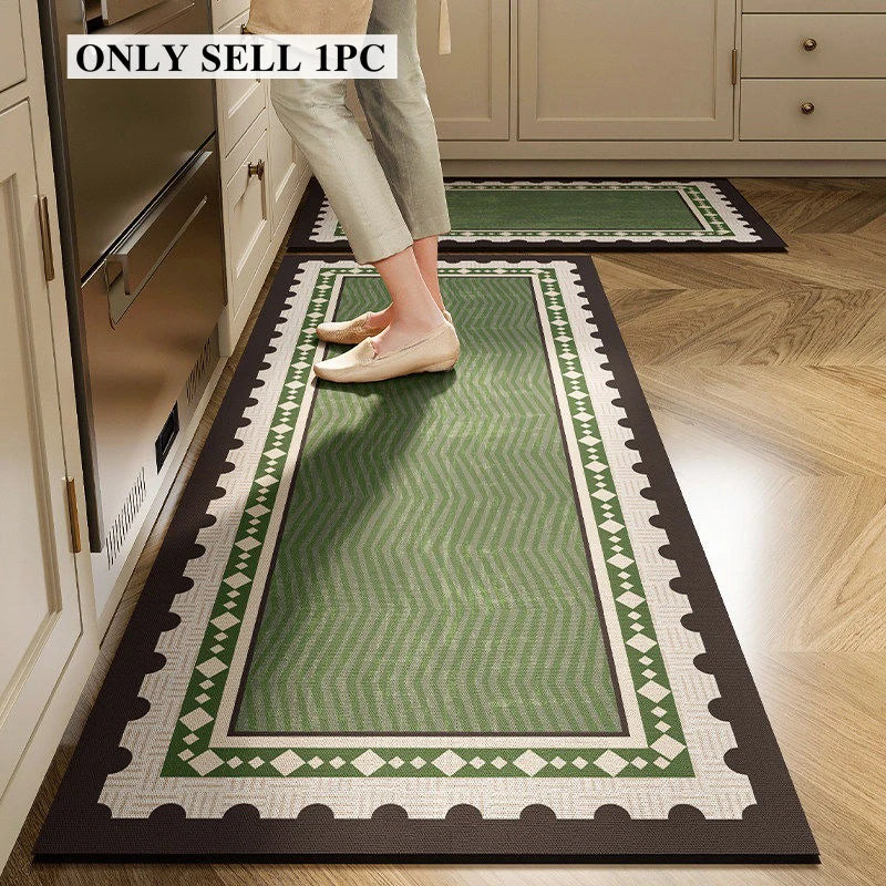 PVC Leather Kitchen Floor Mat – Waterproof & Non-Slip Rug Kitchen Floor Mat HIP GU6324-P 1pc 40x120cm