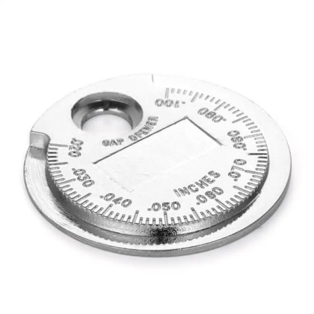 Professional Car Spark Plug Gap Gauge 0.020-0.100 Inch Measuring Tool With Adjustment Hole Durable Alloy Steel Engine Tuning HIP A