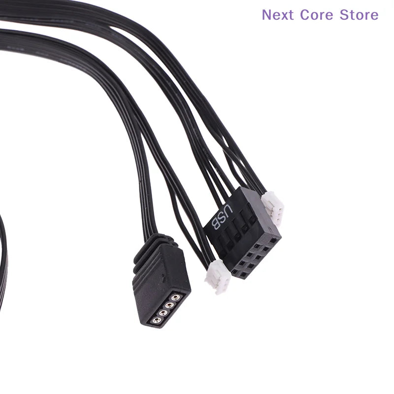 2-Pack RGB Fan Sync Cable for Wraith Prism & Wraith Max RGB Sync Cable HIP