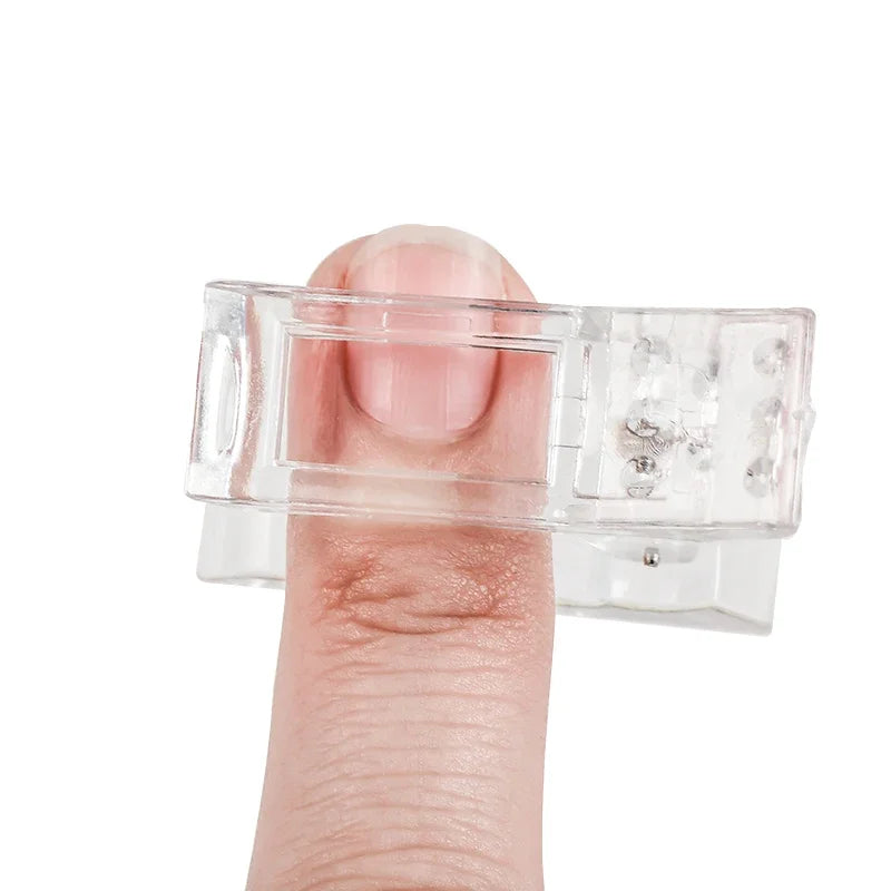 Nail Dual Form Clips – Quick Gel & Acrylic Extension Builder Nail Extension Tool HIP