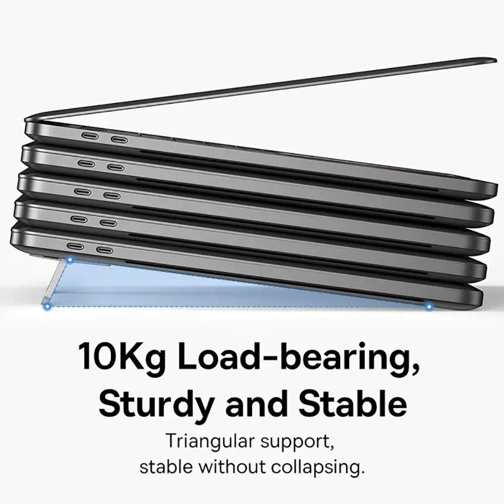 Foldable Aluminum Laptop Stand Pair – Portable Invisible Riser Laptop Stand HIP