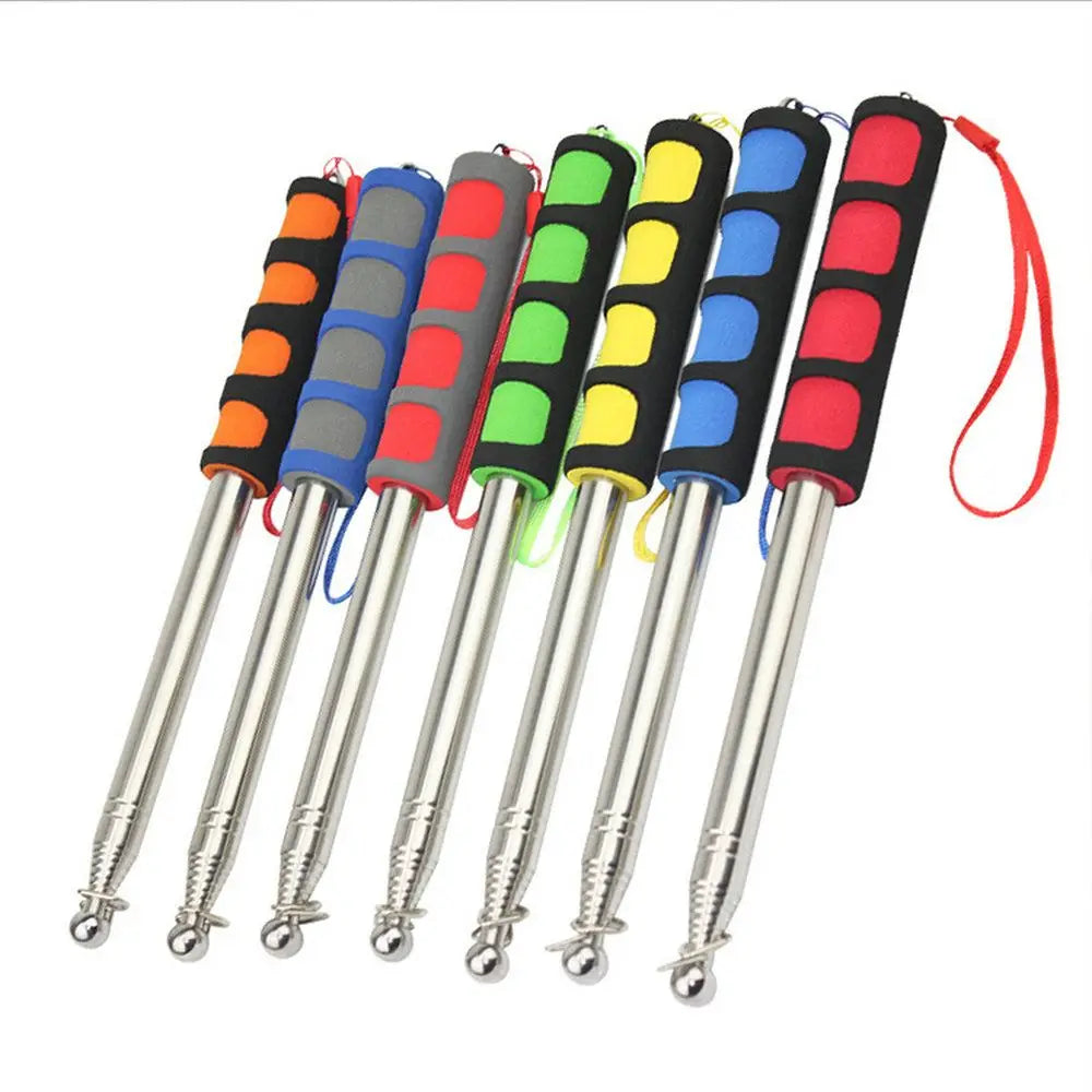 2M Telescopic Stainless Steel Flagpole – Tour Guide & Teaching Telescopic Flagpole HIP