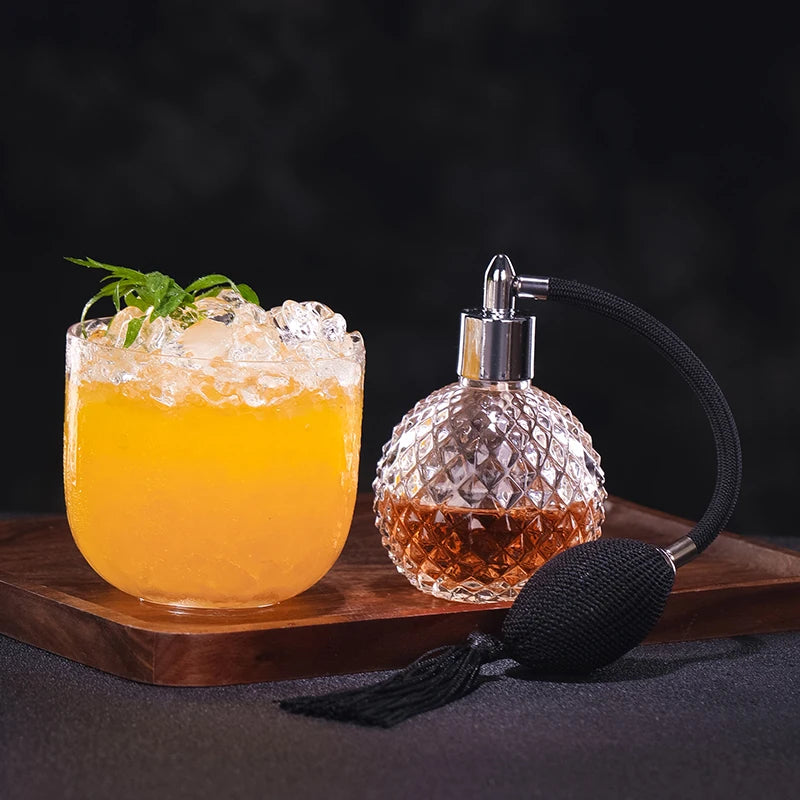 100ml Vintage Crystal Refillable Perfume Atomizer | Tassel Spray Perfume Atomizer HIP