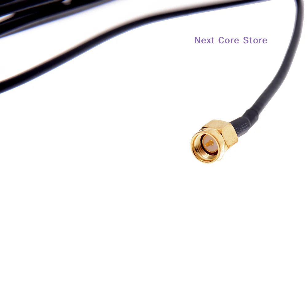 SMA Male to Female RG174 Coax Extension Cable – 10ft, 50Ω Coaxial Extension Cable HIP