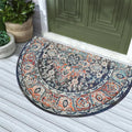 Antique Oriental Semi-Circle Doormat – Red Persian Entry Rug Semi-Circle Doormat HIP 4 60x90cm-Felt
