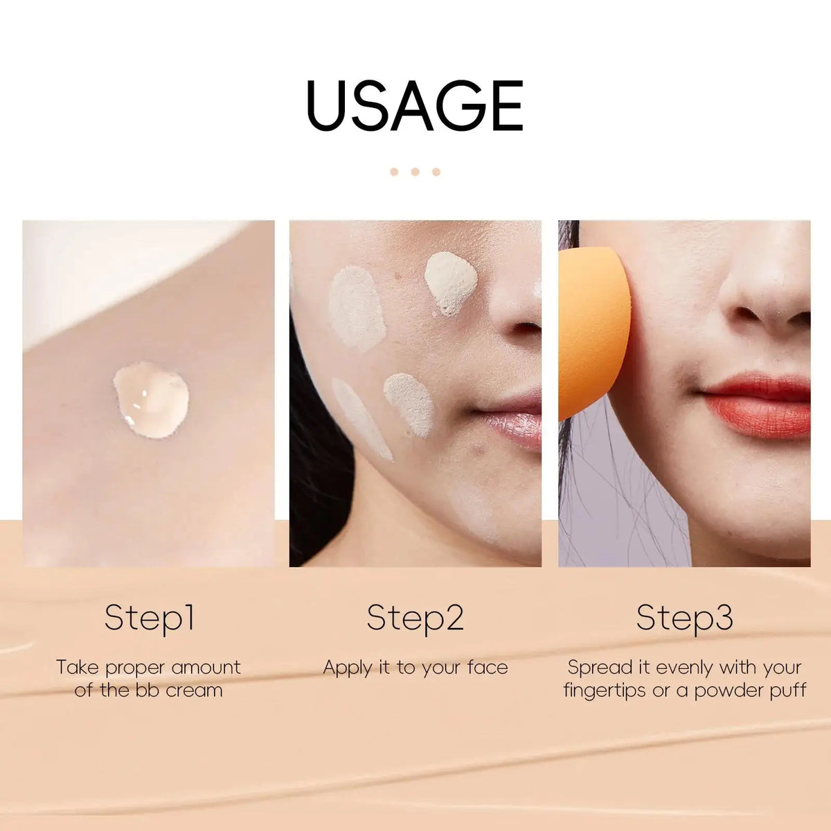 LAIKOU BB Cream Foundation 30ml – Oil-Free Natural Finish BB Cream Foundation HIP