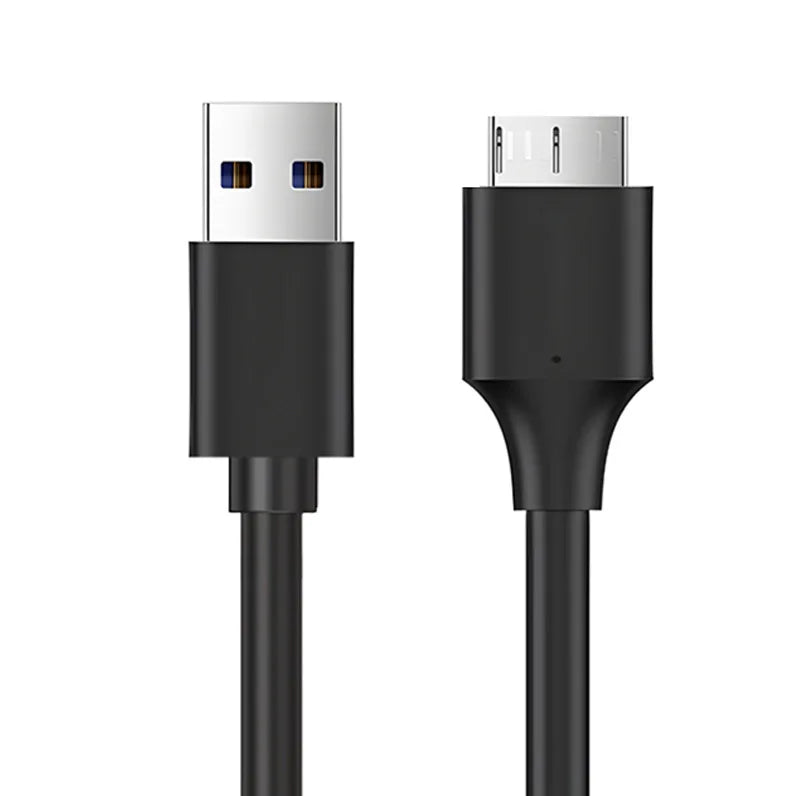 USB 3.0 Type-A to Micro-B HDD Cable – High-Speed Data Sync USB Data Cable HIP As Photo 30cm