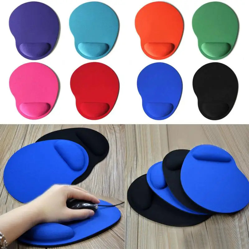 Mouse Pad with Wrist Rest – Non-Slip PU Base | PC & Laptop Ergonomic Mouse Pad HIP