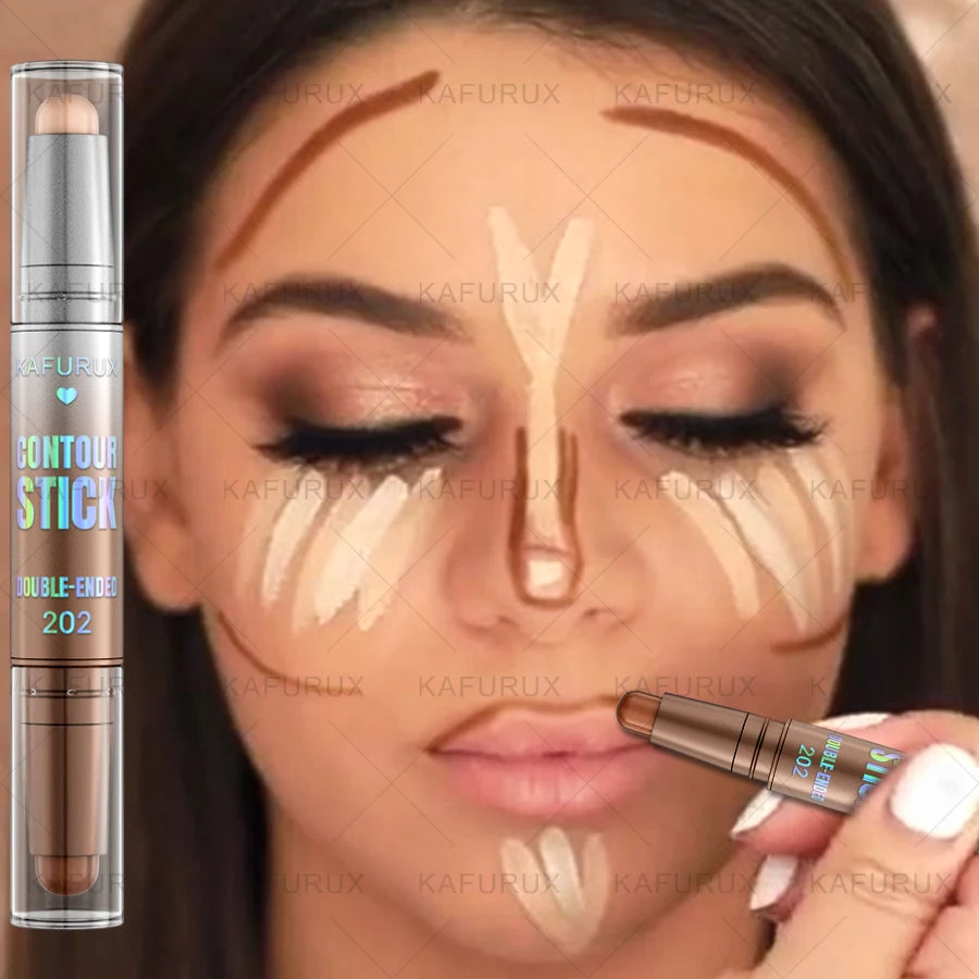 KAFURUX Dual-Ended Contour & Concealer Stick | All Skin Tones Contour Concealer Stick HIP