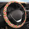 Christmas Gingerbread Steering Wheel Cover – 15-Inch Fit Steering Wheel Cover HIP black