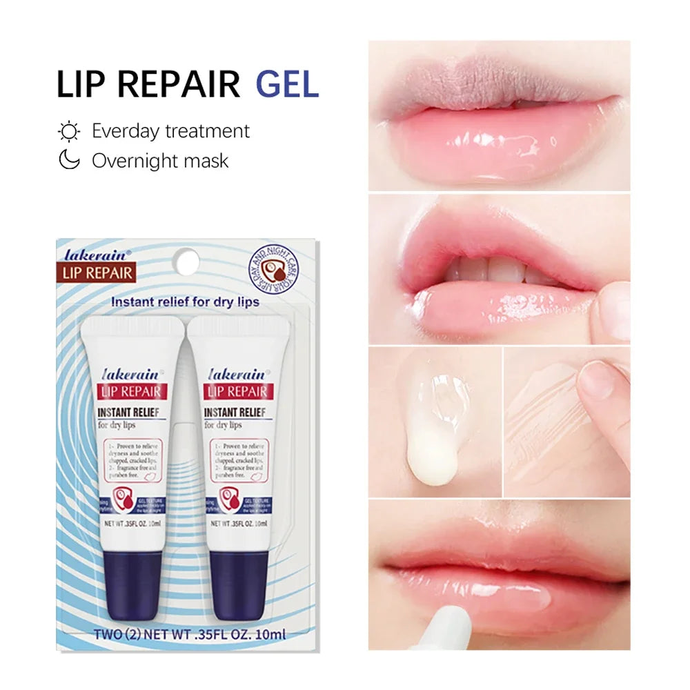 Lakerain Moisturizing Lip Repair Cream | Liquid Balm & Makeup Base Lip Repair Balm HIP