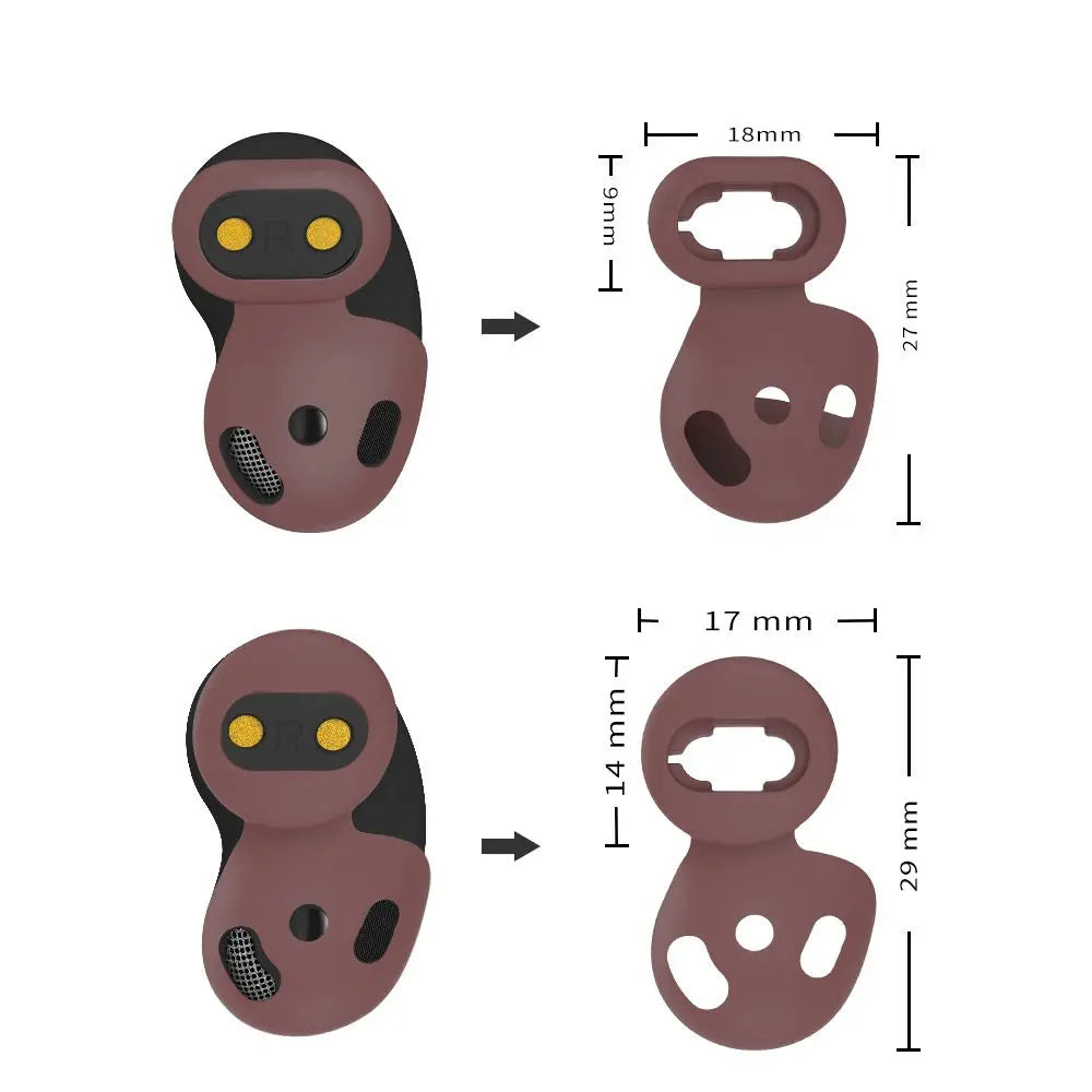 8 Pairs Silicone Ear Tips for Samsung Galaxy Buds Live Earbud Ear Tips HIP
