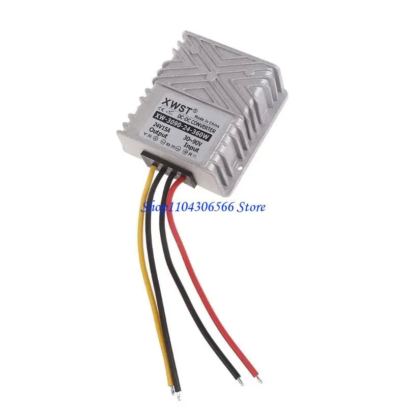 DC Step-Down Converter 30V–90V to 24V IP67 Waterproof DC Voltage Converter HIP