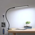 YNL LED USB Desk Lamp with Clamp – Dimmable Reading Light LED Clamp Desk Lamp HIP 30cm USB USB Type-C