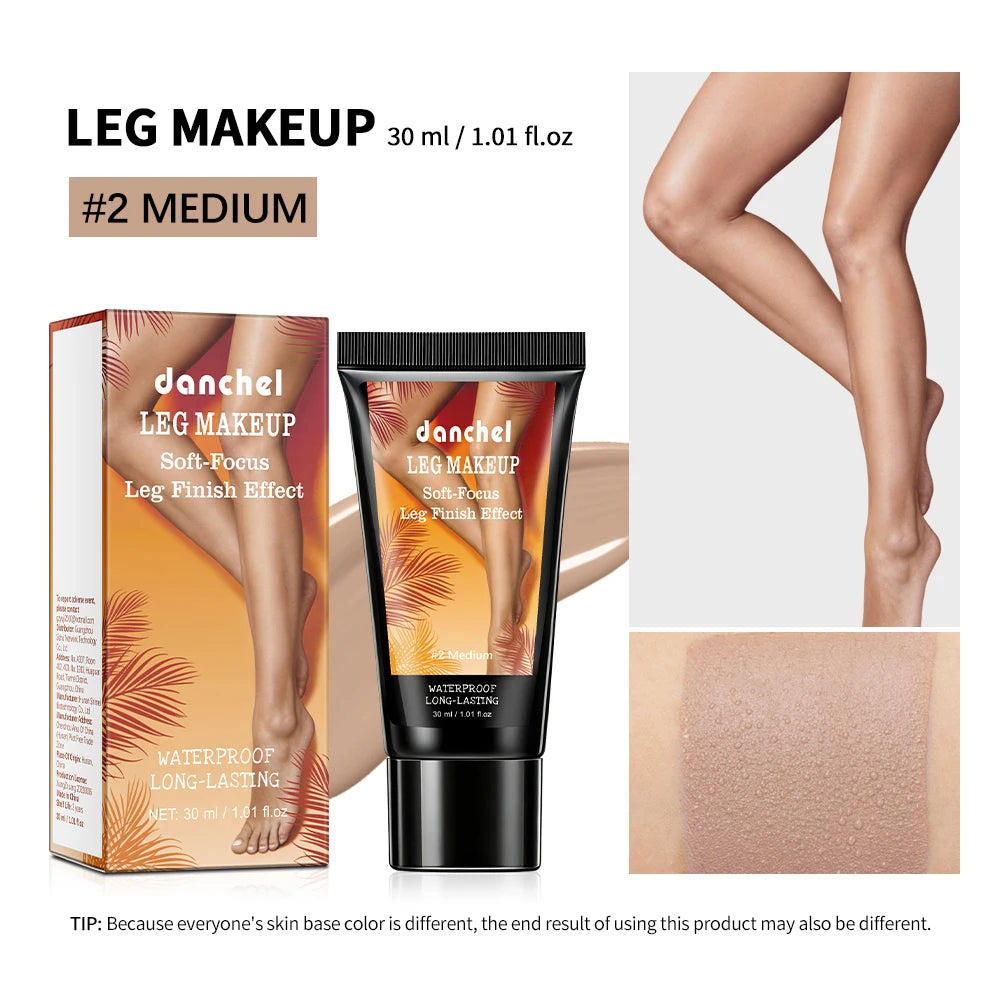 3 Colors Medium Leg Makeup Leg Effect Body Concealer Waterproof Sweatproof Full Coverage Cover Scars Veins Tattoo Even HIP