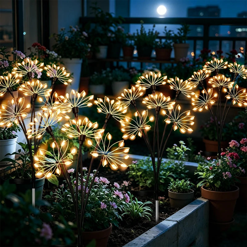 Solar Firework Fairy Lights – 60 LED IP65 Waterproof Garden Solar Garden Lights HIP
