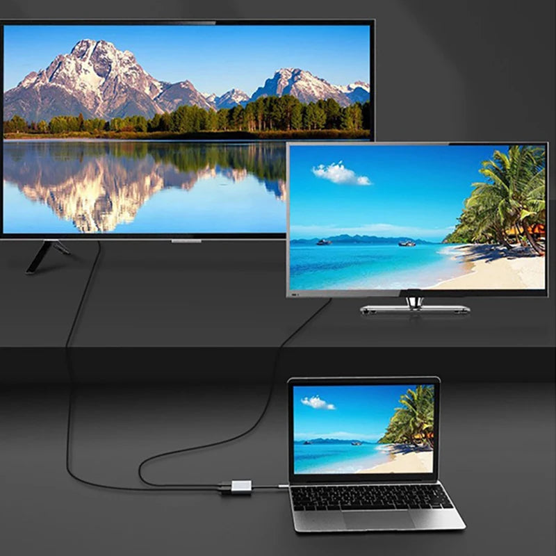 USB-C to Dual HDMI Hub 4K | 2-in-1 & 4-in-1 + PD Charging USB-C Hub Adapter HIP