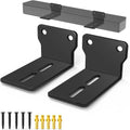 Universal Soundbar Wall Mount Bracket – Anti-Drop Metal 2-Pack Soundbar Wall Bracket HIP Silver