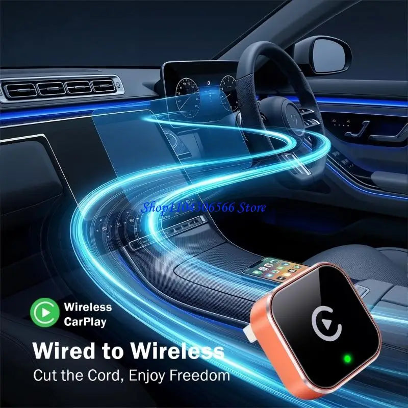 Dual-Band Wireless CarPlay Adapter – USB Plug & Play Wireless CarPlay Adapter HIP