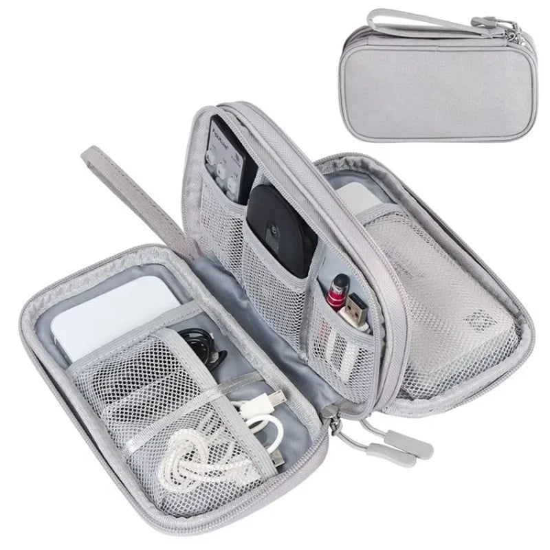 Waterproof Nylon Cable Organizer Bag for Travel & Office Cable Organizer Bag HIP