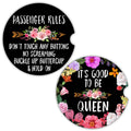 Flower Car Cup Holder Coasters 2-Pack | Non-Slip Ceramic Car Cup Coasters HIP 1 Other