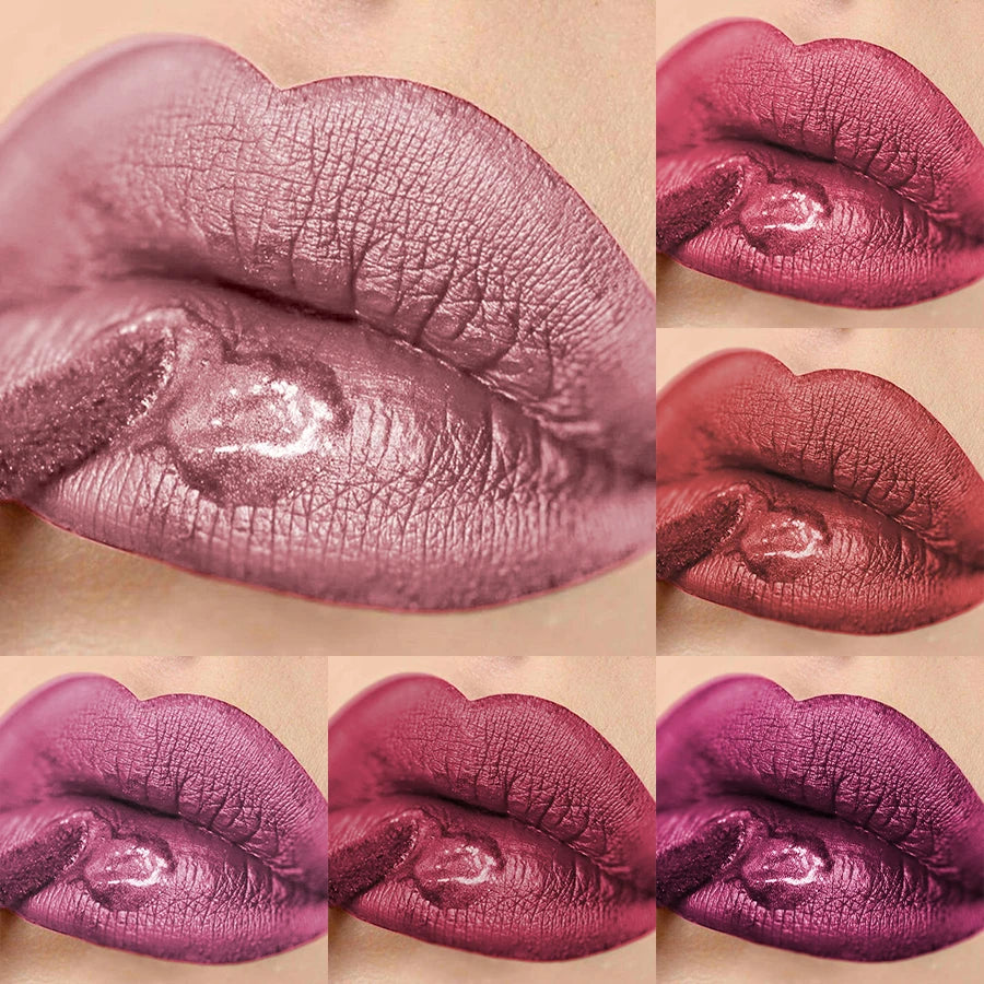 20 Color Matte To Shiny Glitter Liquid Lipstick Shiny Lip Gloss Diamond Lip Makeup Waterproof Long Lasting Pearl Lipgloss Women HIP