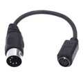 MD 6-Pin Female to DIN 5-Pin Male Keyboard Adapter Cable Keyboard Adapter Cable HIP onesize