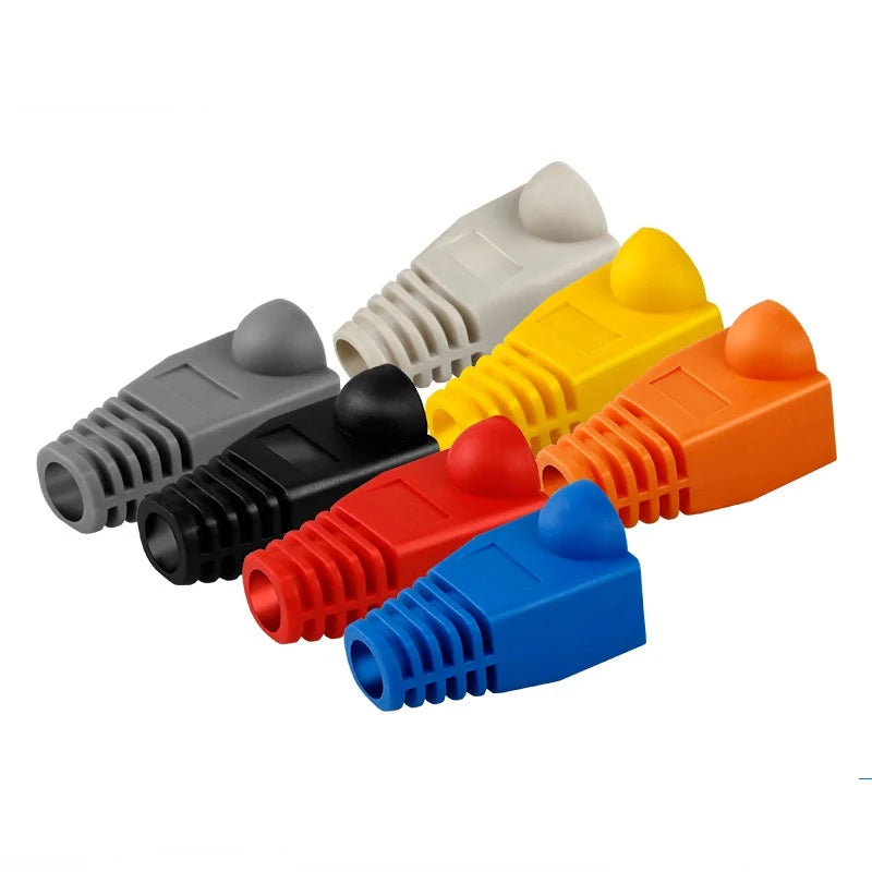 RJ45 CAT6 CAT5e Protective Caps Multicolour – 50/100pcs Network Cable Caps HIP
