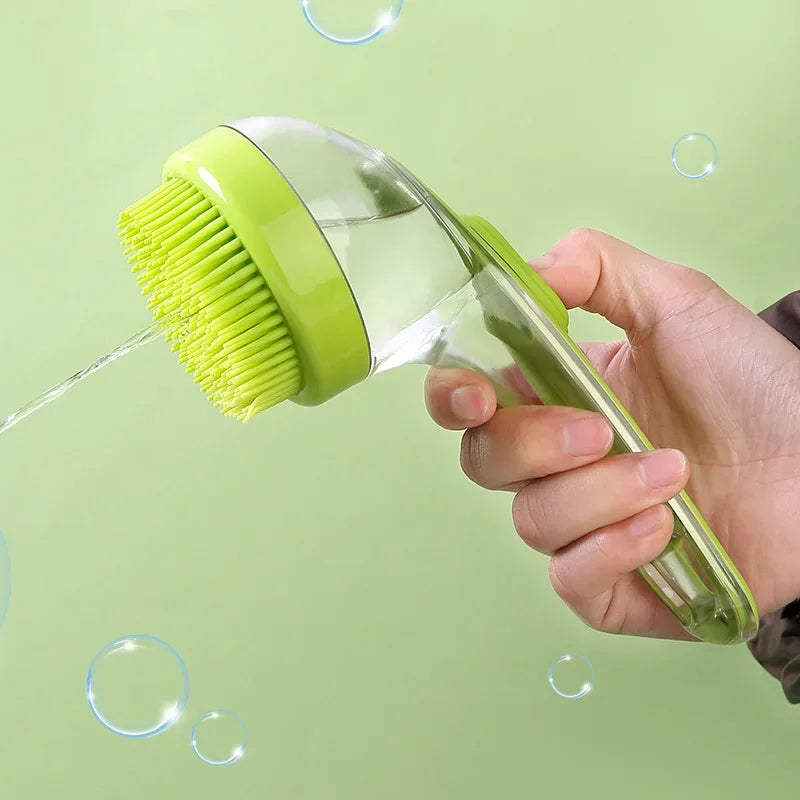 Pet Foaming Bath Brush – Dog & Cat Grooming Scrubber Pet Grooming Brush HIP