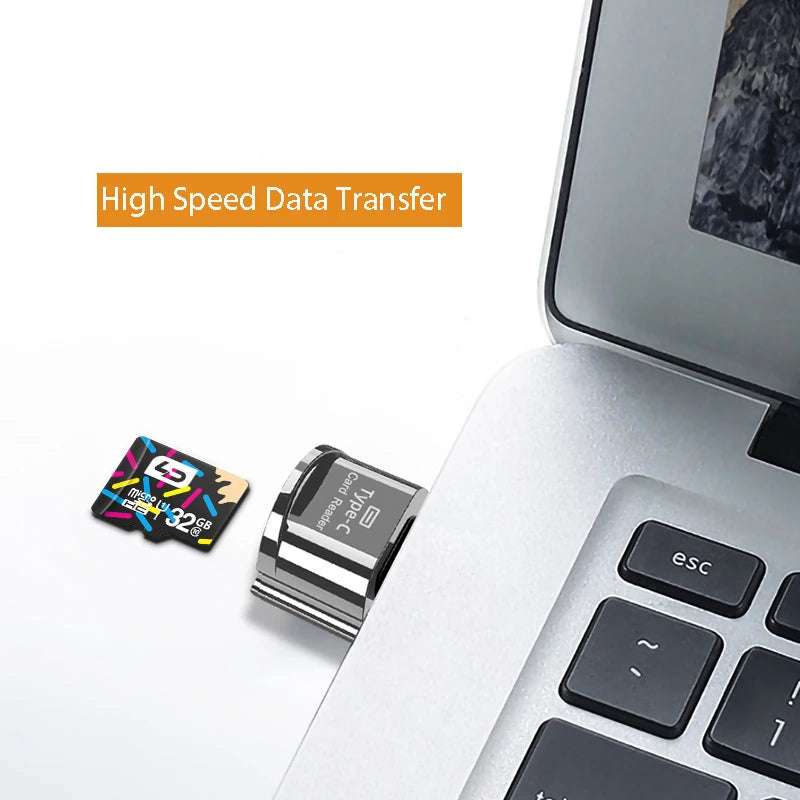 Type-C & Micro USB SD TF Card Reader – OTG Adapter Memory Card Reader HIP
