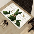 3D Topiary Bunny Easter Rug – Non-Slip Butterfly Floor Mat Decorative Floor Rug HIP 1 50x80cm-Felt