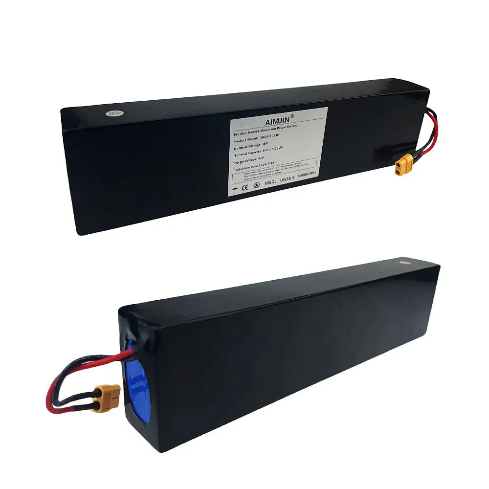 36V 9000mAh 10S3P Li-Ion Battery Pack for E-Scooters + BMS E-Scooter Battery Pack HIP