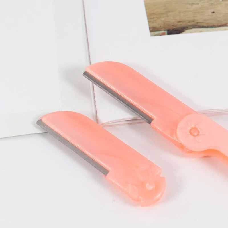 Eyebrow Trimmer Makeup Tools Safe Eye Brow Razor Face Body Hair Removal Shaver Blades Woman Eyebrows Shaping Knife Cosmetic Tool HIP