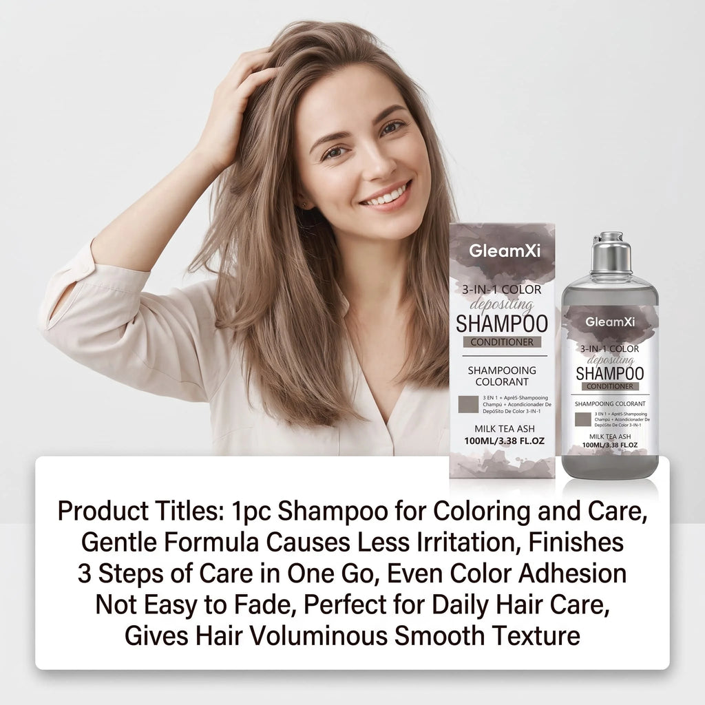 3-in-1 Hair Dye Shampoo – Colour, Cleanse & Smooth Frizz Hair Dye Shampoo HIP