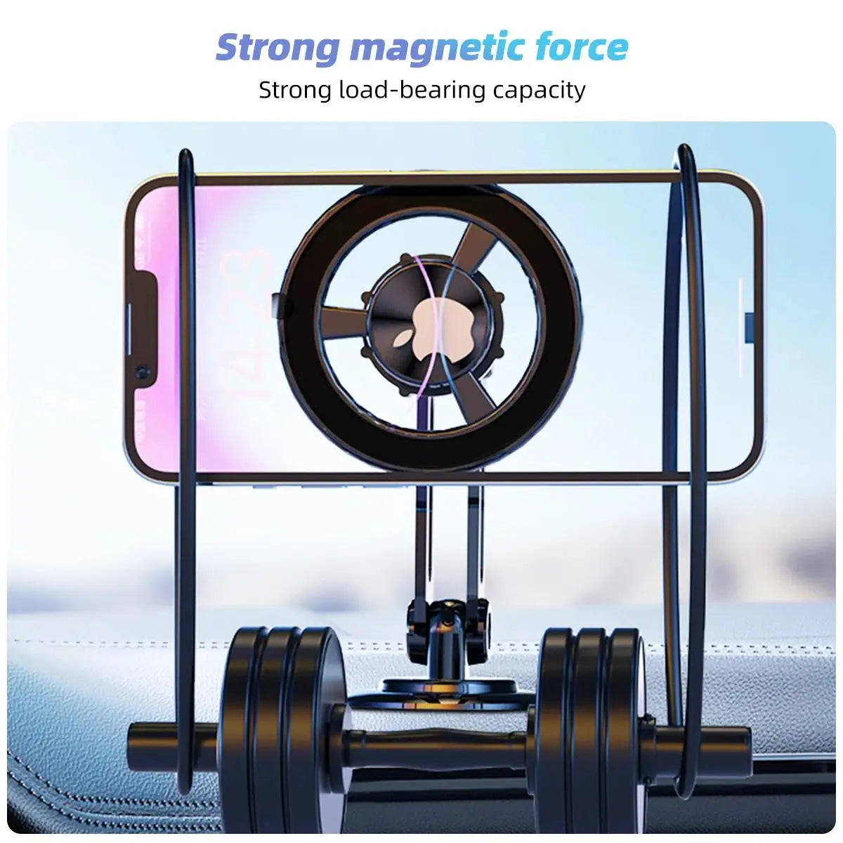 360° Magnetic Car Phone Holder – Air Vent Mount Foldable Car Phone Mount HIP