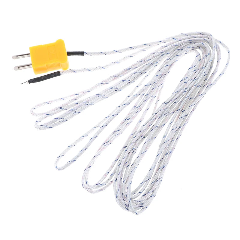 5m K-Type Thermocouple Temperature Sensor Probe Cable Wire Thermocouple Probe Wire HIP One Size